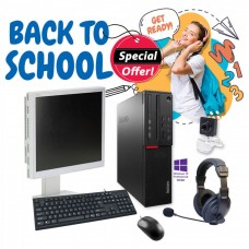 Bundle Ref.Lenovo G4500 GA/Sticker: Win 10Pro/Mon.Nec19" GA/Σετ K/B-Mouse/Ακουστικά με Μικρ.και Webcam USB pn: C0076  