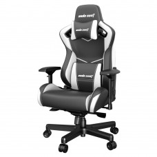 ANDA SEAT Gaming Chair AD12XL KAISER-II Black-White pn:AD12XL-07-BW-PV-W01