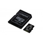 KINGSTON Memory Card MicroSD Canvas Select Plus SDCS2/64GB, Class 10, SD Adapter pn:SDCS2/64GB