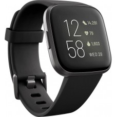 Fitbit Versa 2 Smartwatch - Μαύρο / Ανθρακί pn:00158819