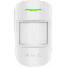 AJAX SYSTEMS - COMBI PROTECT WHITE Ασύρματος ανιχνευτής κίνησης PIR , Glass Break & Pet (20kg) σε λευκό χρώμα. pn:PN09482