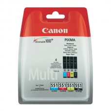Canon Μελάνι Inkjet CLI-551MPK Multipack (6509B009) (CANCLI-551MPK)