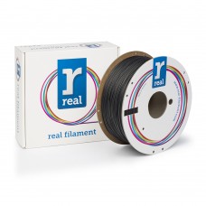 REAL RealFlex 3D Printer Filament - Black - spool of 1Kg - 1.75mm (REALBIOFLBLACK1000MM175)
