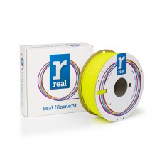 REAL PLA 3D Printer Filament - Fluorescent Yellow - spool of 1Kg - 1.75mm (REALPLAFYELLOW1000MM175)