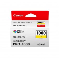 Canon Μελάνι Inkjet PFI1000Y Yellow (0549C001) (CANPFI-1000Y)