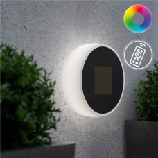 123LED Solar Wall Lamp Eclipse 20 Multicolor Anthracite (LDR09028)