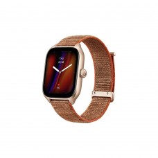 Amazfit GTS 4 Aluminium 43mm Αδιάβροχο Smartwatch με Παλμογράφο (Autumn Brown) (A2168BWN)