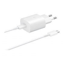 Samsung Charger with USB-C and cable USB-C 25W White (EP-TA800XWEGWW) (SAMEP-TA800XWEG)