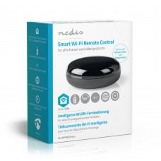 Nedis Wi-Fi Smart Universal Remote Control Infrared Black Smart Hub Συμβατό με Alexa / Google Home (WIFIRC10CBK) (NEDWIFIRC10CBK)