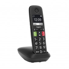 Gigaset E290 Duo Ασύρματο Τηλέφωνο Set για Ηλικιωμένους με Aνοιχτή Aκρόαση (GGSE290DUO-BK)