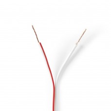 Nedis Cable 2x 0.35mm - Ατερμάτιστο 100m (CAGW0350WT1000) (NEDCAGW0350WT1000)