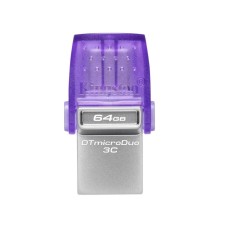 Kingston DataTraveler MicroDuo 3C 64GB USB 3.1 Stick Purple (DTDUO3CG3/64GB) (KINDTDUO3CG3-64GB) Kingston DataTraveler MicroDuo 3C 64GB USB 3.1 Stick Purple (DTDUO3CG3/64GB) (KINDTDUO3CG3-64GB)