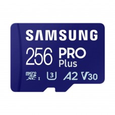 Samsung Pro Plus microSDXC 256GB Class 10 U3 V30 A2 UHS-I with USB Reader (MB-MD256SB/WW) (SAMMB-MD256SB-WW)