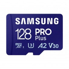 Samsung Pro Plus microSDXC 128GB Class 10 U3 V30 A2 UHS-I with USB Reader (MB-MD128SB/WW) (SAMMB-MD128SB-WW) Samsung Pro Plus microSDXC 128GB Class 10 U3 V30 A2 UHS-I with USB Reader (MB-MD128SB/WW) (SAMMB-MD128SB-WW)