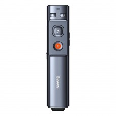 Baseus Orange Dot Multifunctionale remote control for presentation, with a green laser pointer - gray (WKCD010013) (BASWKCD010013)