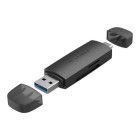 VENTION 2 in 1 USB 3.0 A / Type-C Card Reader (SD+TF) Black Dual Drive Letter (CLKB0) (VENCLKB0) VENTION 2 in 1 USB 3.0 A / Type-C Card Reader (SD+TF) Black Dual Drive Letter (CLKB0) (VENCLKB0)