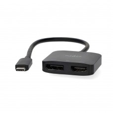 Nedis USB-C Adapter (CCGB64385BK02) (NEDCCGB64385BK02)