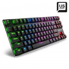 Sharkoon PureWriter TKL RGB Gaming Μηχανικό Πληκτρολόγιο Tenkeyless με Kailh Blue διακόπτες και RGB φωτισμό Αγγλικό US (PUWRTKLBL) (SHRPUWRTKLBL)