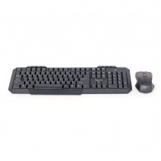 Gembird Keyboard + Membrane Mouse Set Kbs-wm-02 ( USB 2.0; (Us); Black; Optical) (KBS-WM-02) (GEMKBS-WM-02)