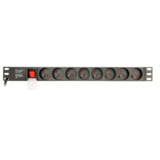 Gembird Rack Power Distribution Unit (Pdu), 8 Fr Sockets, 1u, 16a, Schuko Plug 3m (EG-PDU-014-F) (GEMEG-PDU-014-F)