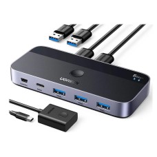 Ugreen Sharing switch USB 3.0 CM662 2 in 4 out black (15705) (UGR15705) Ugreen Sharing switch USB 3.0 CM662 2 in 4 out black (15705) (UGR15705)