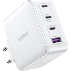Ugreen Charger 15337 Nexode 3xUSB-C USB-A 3.0 PD3.0 QC4.0 GaN 100W white (15337) (UGR15337) Ugreen Charger 15337 Nexode 3xUSB-C USB-A 3.0 PD3.0 QC4.0 GaN 100W white (15337) (UGR15337)