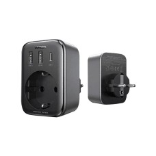 Ugreen Mains charger with AC socket 2x USB USB-C CD314 30W black (90613) (UGR90613)