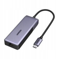 Ugreen Προσαρμογέας δικτύου UGCM848 USB-C σε RJ45 5GbE μαύρο (35921) (UGR35921)