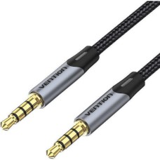 VENTION Cotton Braided 3.5mm TRS Male to Male Audio Cable 8M Green Copper Type (BAYGK) (VENBAYGK) VENTION Cotton Braided 3.5mm TRS Male to Male Audio Cable 8M Green Copper Type (BAYGK) (VENBAYGK)