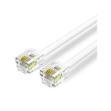 VENTION Flat 4-Core Telephone RJ11 Cable 100M White (IQAWAD) (VENIQAWAD) VENTION Flat 4-Core Telephone RJ11 Cable 100M White (IQAWAD) (VENIQAWAD)