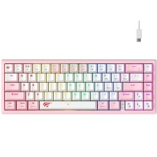 Havit Gaming Mechanical Keyboard 60% Pink (KB874L-PK) (HAVKB874L-PK) Havit Gaming Mechanical Keyboard 60% Pink (KB874L-PK) (HAVKB874L-PK)