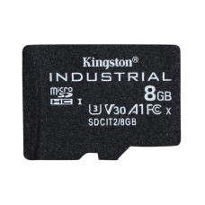 Kingston microSD 8GB CL10 UHS-I Industrial with adapter (SDCIT2/8GBSP) (KINSDCIT2-8GBSP)
