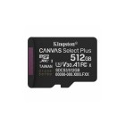 Kingston microSD 512GB Canvas Select+ G3 150MB/s Adap (SDCS3/512GB) (KINSDCS3-512GB) Kingston microSD 512GB Canvas Select+ G3 150MB/s Adap (SDCS3/512GB) (KINSDCS3-512GB)