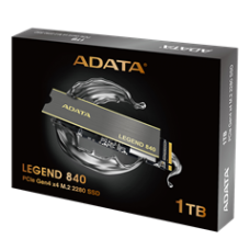 ADATA SSD M.2 NVMe PCI-E 1TB LEGEND 840 ALEG-840-1TCS, M.2 2280, NVMe PCI-E GEN4x4, READ 5000MB/s, WRITE 4500MB/s, IOPS: up to 650K/600K, 5YW.