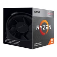 AMD CPU RYZEN 5 3400G, 4C/8T, 3.7-4.2GHz, CACHE 2MB L2+4MB L3, SOCKET AM4, BOX, FAN, 3YW.