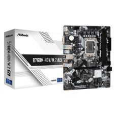 ASROCK MB B760M-HDV/M.2. D4, SOCKET INTEL LGA1700 14th/13th/12th GEN INTEL CPU, CS INTEL B760, 2 DIMM SOCKET DDR4, HDMI/DP/D-SUB, PCI-E GEN 4.0, GIGABIT LAN, MICRO-ATX, 3YW.