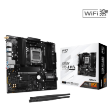 ASROCK MB B850M PRO-A WIFI, SOCKET AMD AM5, CS AMD B850, 4 DIMM SOCKETS DDR5, HDMI/ DP, PCI-E GEN 4.0, 2.5G LAN, MICRO-ATX, 3YW.