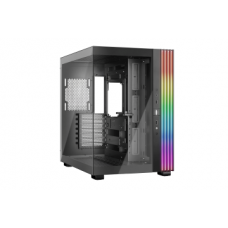 BEQUIET PC CHASSIS LIGHT BASE 600 DX BLACK BGW65, MIDI TOWER ATX, ARGB LIGHTING, W/O PSU, W/O FAN, 3YW.