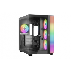 BEQUIET PC CHASSIS LIGHT BASE 600 LX BGW67, MIDI TOWER ATX, BLACK, ARGB LIGHTING, W/O PSU, 3x12CM SIDE LIGHT WINGS LX, 3x12CM REAR LIGHT WINGS LX, 3YW.