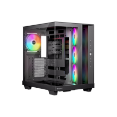BEQUIET PC CHASSIS LIGHT BASE 500 LX BLACK BGW85, MIDI TOWER ATX, W/O PSU, Side: 3x Light Wings LX Reverse 120mm PWM Black, Rear: 1x Light Wings LX 140mm PWM Black, 3YW.