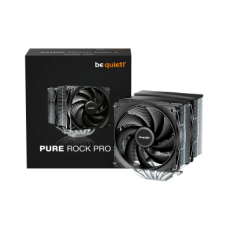 BEQUIET CPU AIR COOLER PURE ROCK PRO 3 BK041, 250W TDP, INTEL SOCKET LGA 1851/1700/1200/1150/1151/1155, AMD AM4/AM5, DUAL 120MM PWM FAN, 3YW.