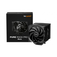 BEQUIET CPU AIR COOLER PURE ROCK PRO 3 BLACK BK042, 250W TDP, INTEL SOCKET LGA 1851/1700/1200/1150/1151/1155, AMD AM4/AM5, DUAL 120MM PWM FAN, 3YW.
