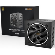 BEQUIET PSU PURE POWER 12 M 850W BN344, GOLD CERTIFIED, MODULAR CABLES, SILENT OPTIMIZED 12CM FAN, 10YW