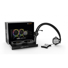 BEQUIET CPU HYDRO COOLER PURE LOOP 2 FX 240MM BW013, INTEL 1851/1700/1200/2066/1150/1151/1155/2011(-3), AMD AM5/AM4, SQUARE ARGB ILLUMINATING COOLING BLOCK, 2x120MM FAN ARGB LIGHT WINGS , 3YW.
