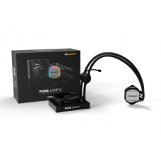 BEQUIET CPU HYDRO COOLER PURE LOOP 2 120MM BW016, INTEL 1851/1700/1200/1150/1151/1155, AMD AM5/AM4, SQUARE ARGB ILLUMINATING COOLING BLOCK, 1x120MM FAN PURE WINGS 3, 3YW.