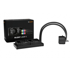 BEQUIET CPU HYDRO COOLER SILENT LOOP 3 240MM BW024, INTEL SOCKET LGA 1851/1700/1200/2066/1150/1151/1155, AMD AM5/AM4, 2x120MM FAN SILENT WINGS 4 PWM, BLACK, 3YW.