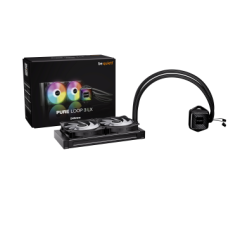 BEQUIET CPU HYDRO COOLER PURE LOOP 3 LX 240MM BW030EU, INTEL SOCKET LGA 1851/1700/1200/1150/1151/1155, AMD AM5/AM4, 2x120MM FAN LIGHT WINGS LX PWM HIGH-SPEED, BLACK, 3YW.