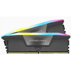 CORSAIR RAM DIMM XMS5 KIT 2x32GB CMH64GX5M2B5600Z40K, DDR5, 5600MHz, LATENCY 40-40-40-77, 1.25V, VENGEANCE RGB, INTEL XMP & AMD EXPO, RGB LED, GREY, LTW.