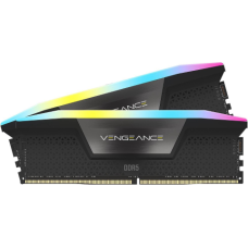 CORSAIR RAM DIMM XMS5 KIT 2x16GB CMH32GX5M2B6400Z36, DDR5, 6400MHz, LATENCY 36-48-48-104, 1.35V, VENGEANCE RGB, XMP 3.0, RGB LED, BLACK, LTW.