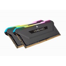 CORSAIR RAM DIMM XMS4 KIT 2x16GB CMH32GX4M2E3200C16, DDR4, 3200MHz, LATENCY 16-20-20-38, 1.35V, VENGEANCE RGB PRO SL, XMP 2.0, RGB LED, BLACK, LTW.